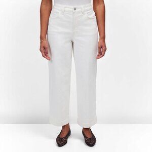 Madewell The Curvy Perfect Vintage Wide-Leg Crop Jean Size 30